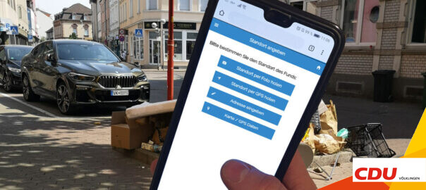 Die MÜLLweg!-App ist eine gute Lösung um Meldungen für Kommune als auch Melder einfacher zu gestalten.